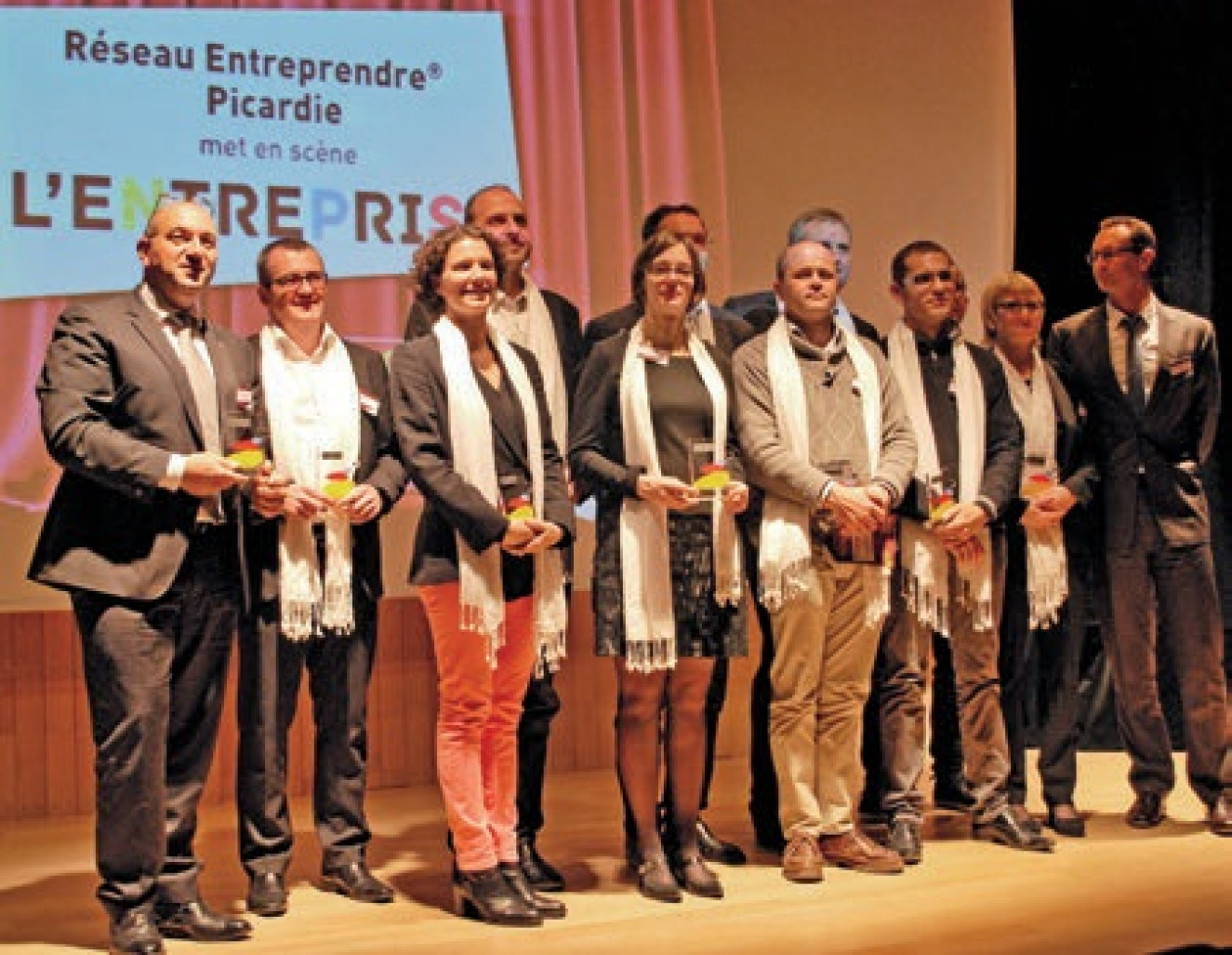 L’ensemble des talents 2014 du Réseau Entreprendre® Picardie.