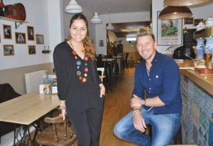 Anabel Galdeano et Christophe Desaegher, patrons enthousiastes d’El Tablao Cafe&Tapas.
