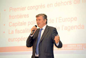 Philippe Arraou, président du Conseil supérieur de l'ordre, a ouvert la journée en présentant les opportunités qu'offre la transition numérique