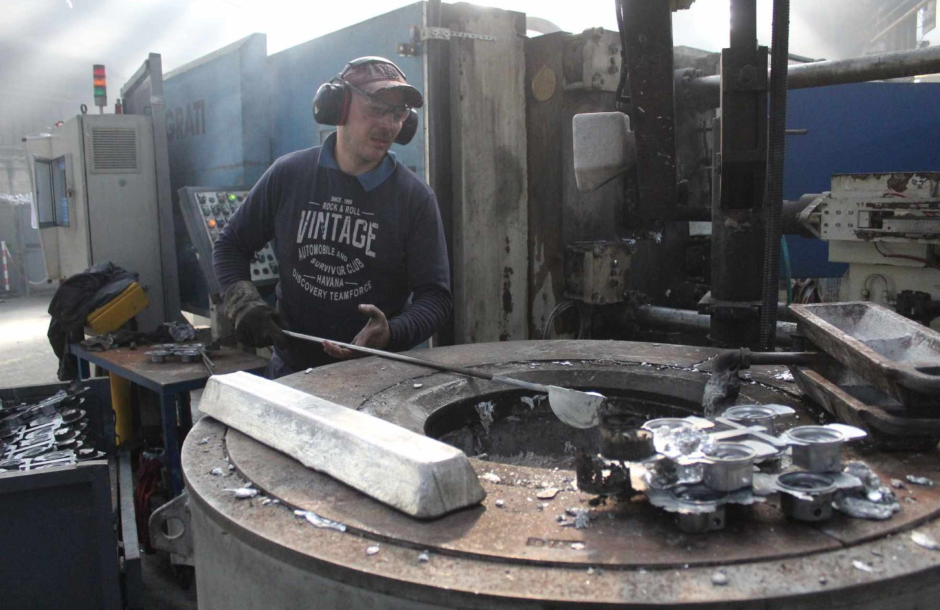 La fonderie en aluminium Fusiocast emploie aujourd'hui 17 salariés sur son site de Neuville Saint-Amand, près de Saint-Quentin.