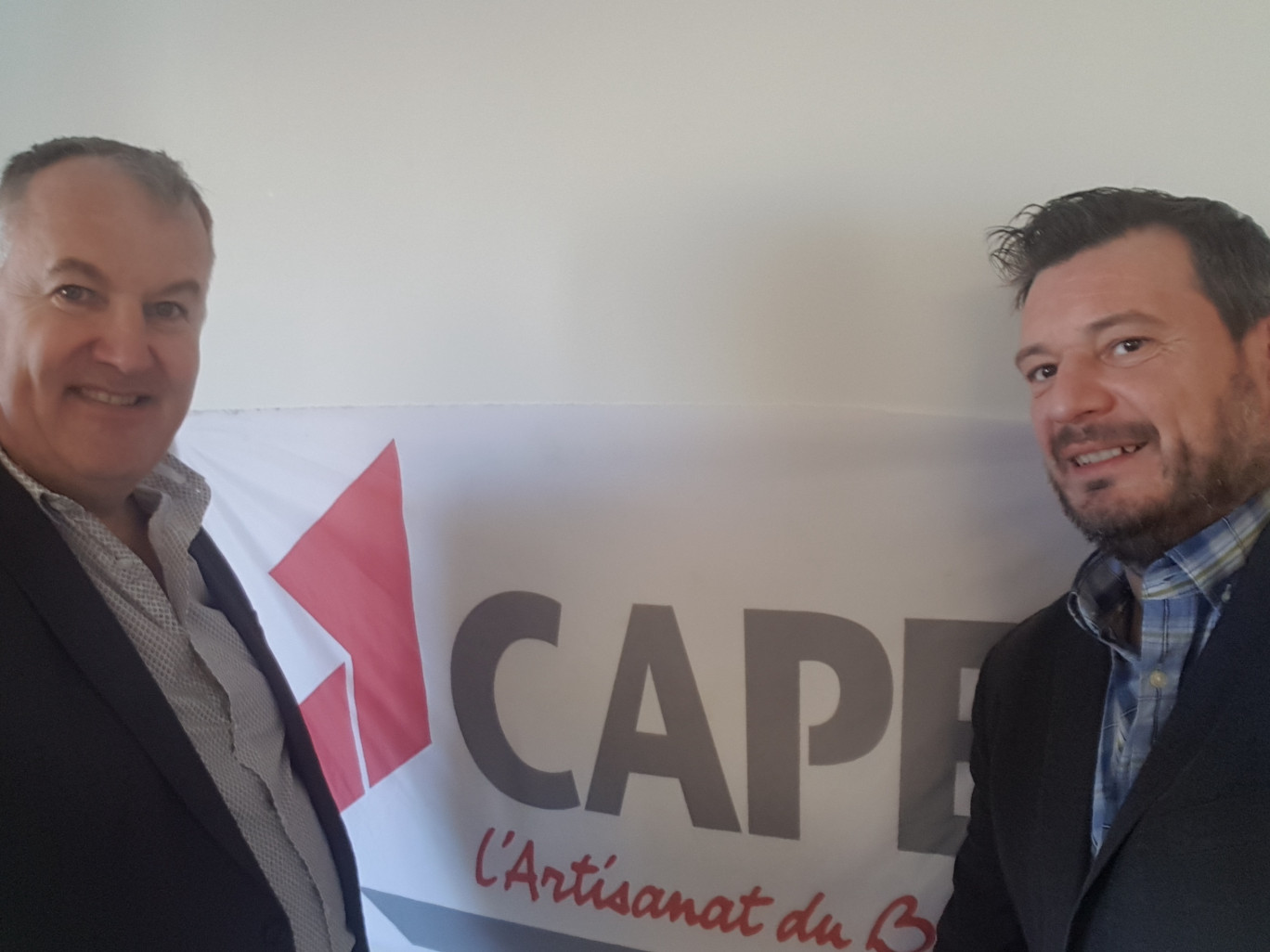Le président de la Capeb Aisne et le secrétaire général entendent bien développer la formation sur l’ensemble du département.