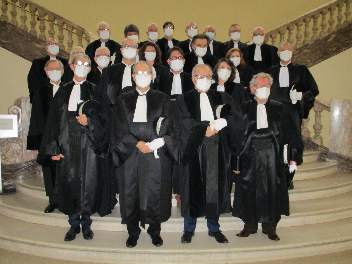 Les juges du Tribunal de commerce ont fait leur rentrée  le 28 janvier dernier exceptionnellement  au Palais de Fervaques. 