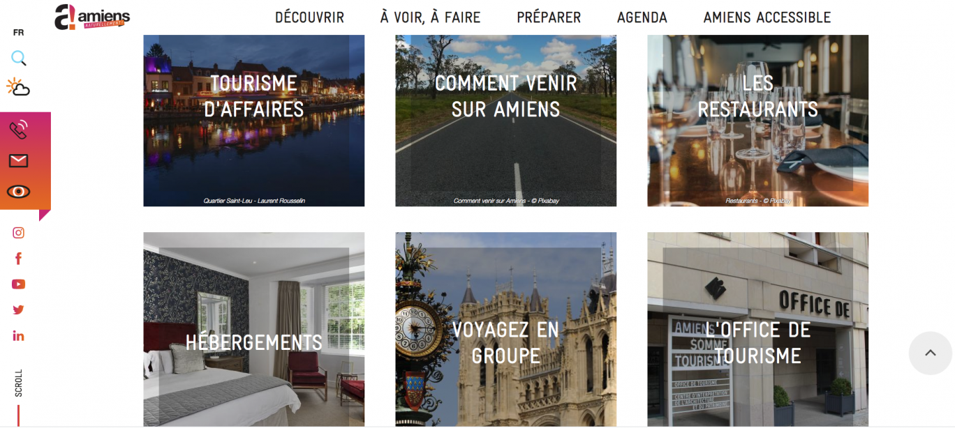 Le nouveau site de l'Office de tourisme offre davantage de clarté aux visiteurs.