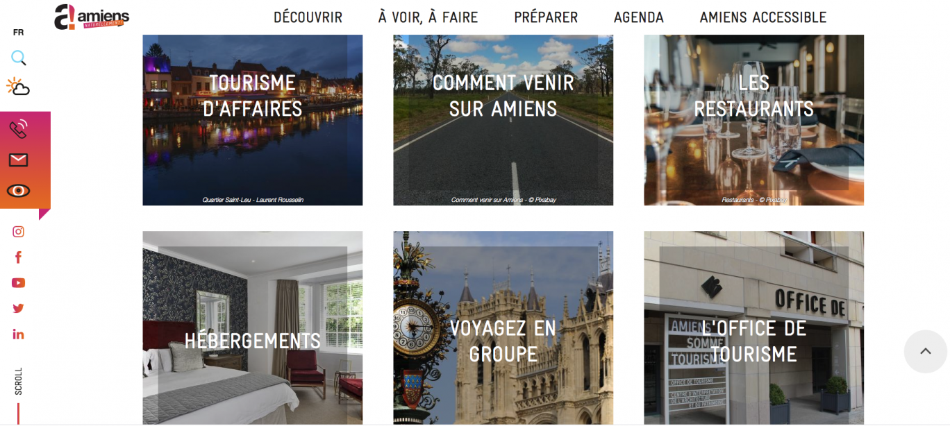 Le nouveau site de l'Office de tourisme offre davantage de clarté aux visiteurs. 