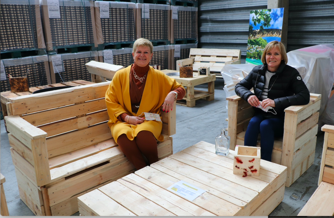 Les deux gérantes mobilisées pour leur entreprise.