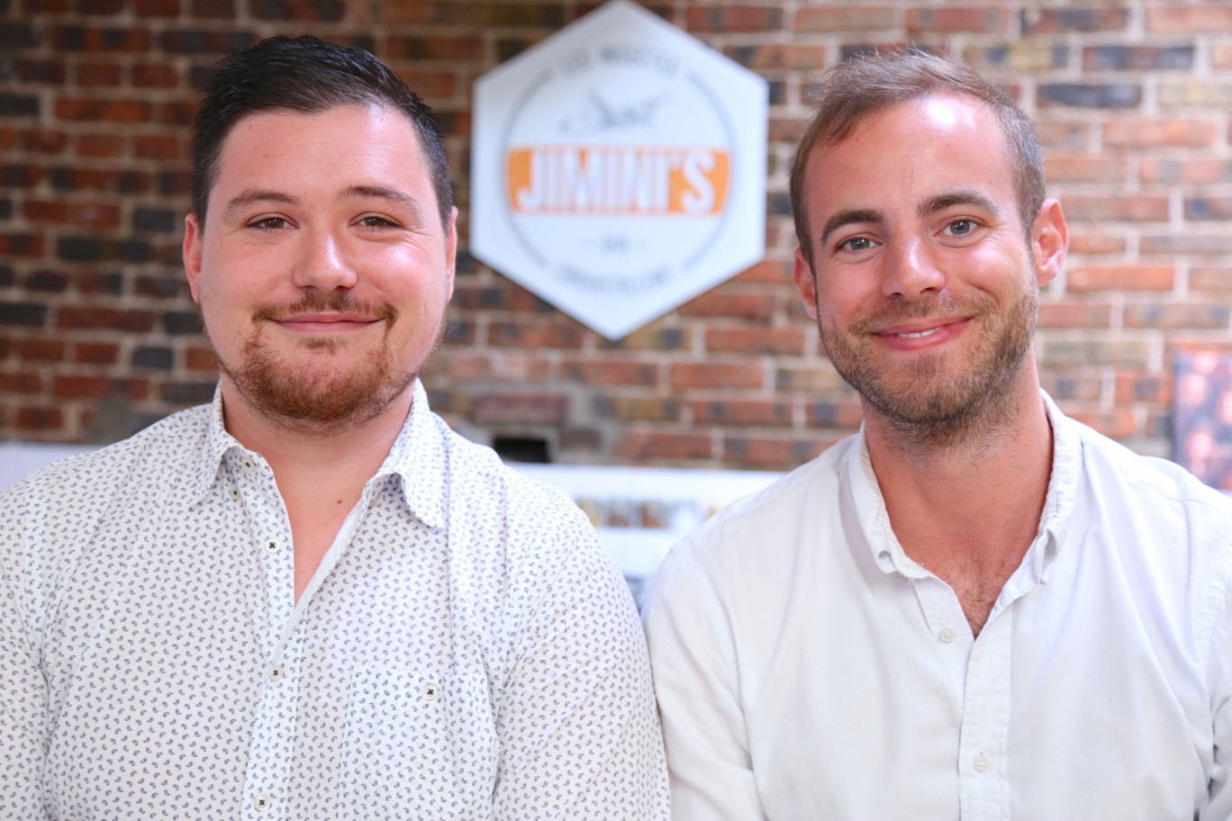 Bastien Rabastens et Clément Scellier, les co-fondateurs de la start-up. (c)Jimini's