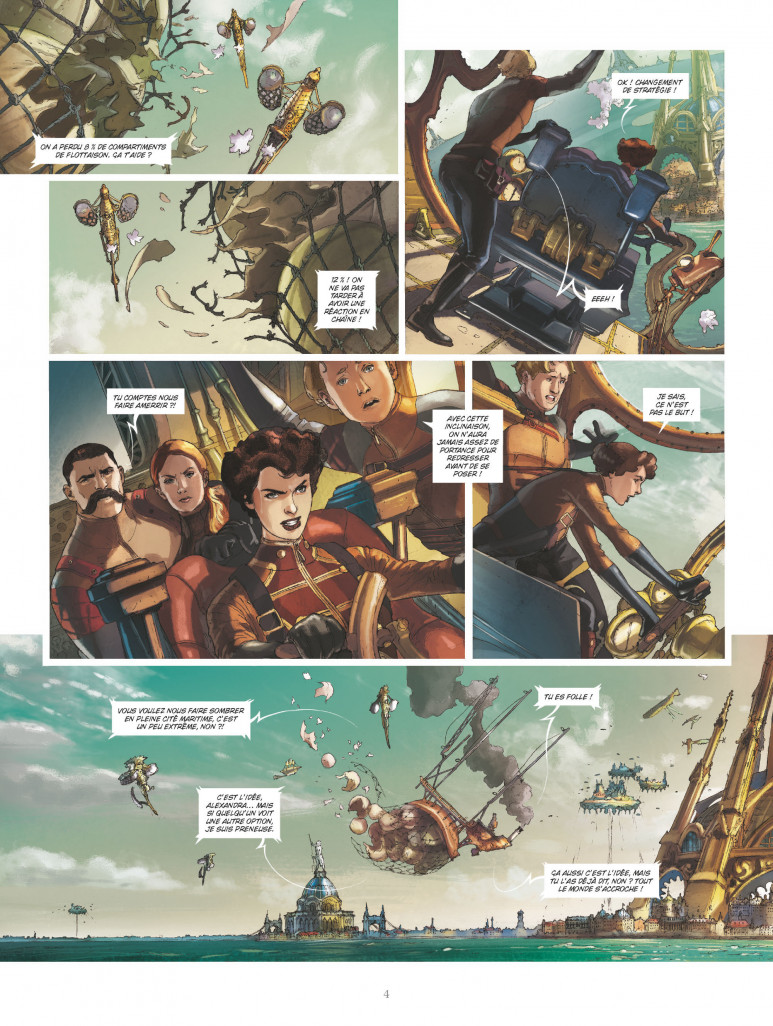 Quelques planches de la BD "Terra prohibita".