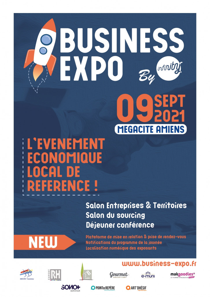 Business Expo : le salon B to B revient à Mégacité Amiens le 9 septembre 2021