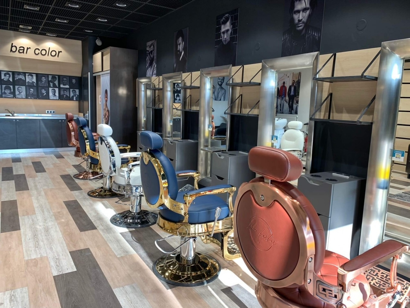 La nouvelle enseigne Chic et Choc hommes : coiffeur et barbier.