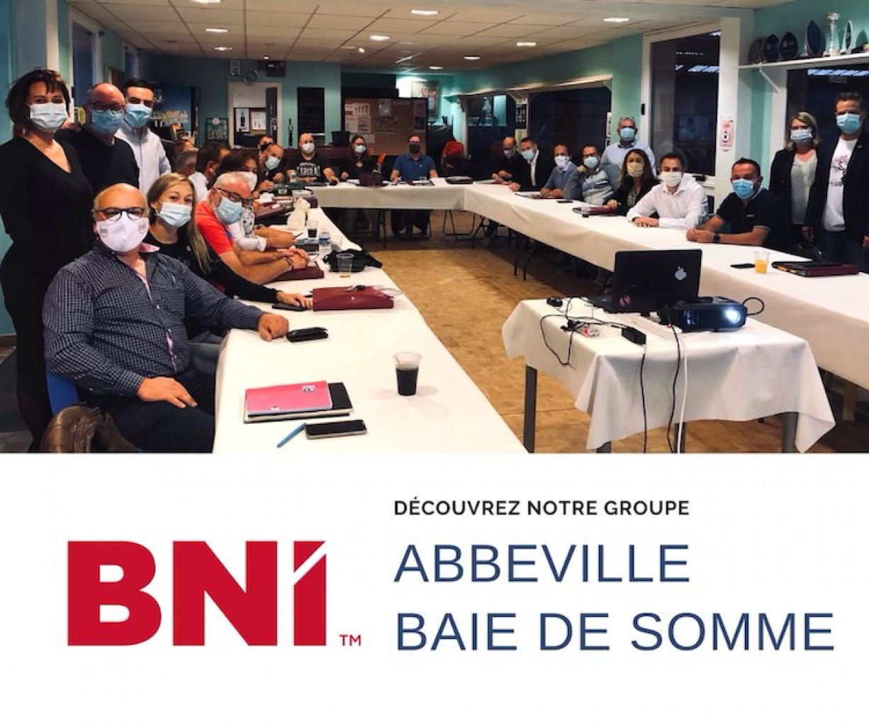 Les membres du groupe BNI Abbeville - Baie de Somme forment un groupe soudé.