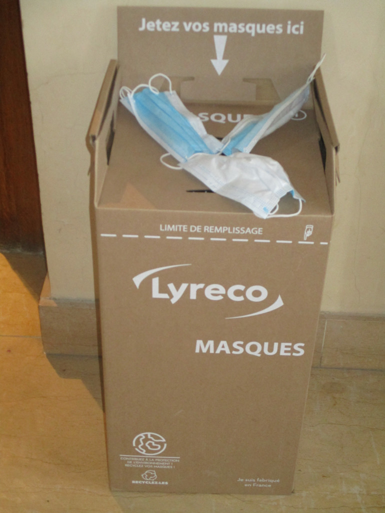 Des conteneurs de collecte en carton ont été installés en 14 points d’espaces publics de la ville de Laon.  
