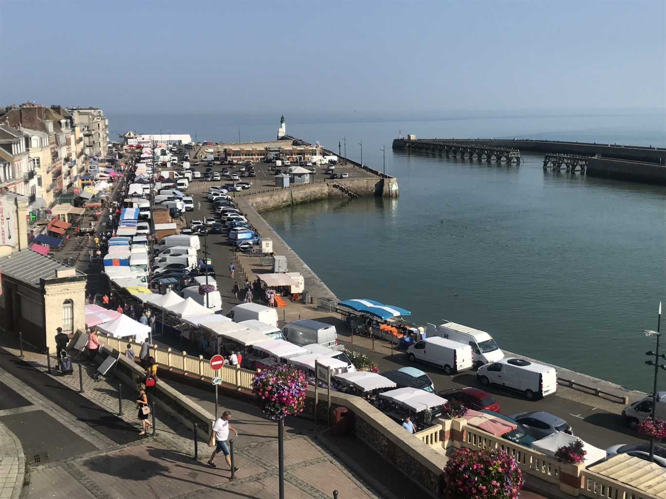 Le marché du Tréport. (c)Olivier Razemon pour DSI