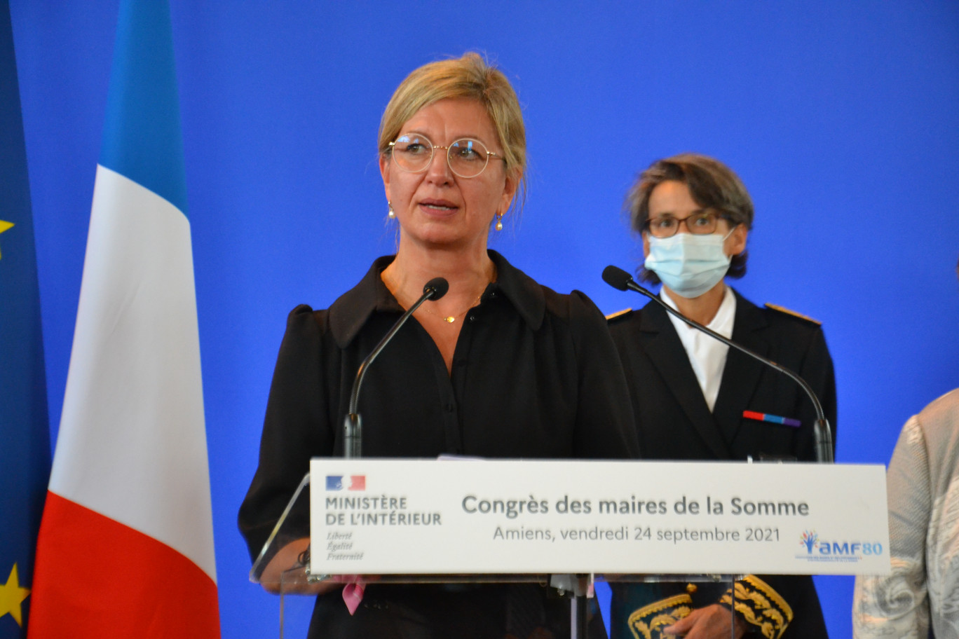Bénédicte Thiébaut, présidente de l'AMF80, souhaite poursuivre la formation des élus et renforcer les partenariats avec les institutions locales.