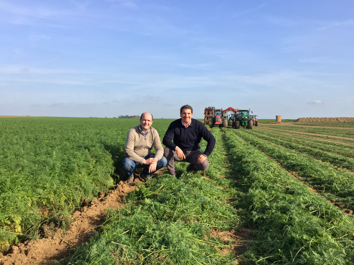 Matthieu et Augustin d’Hérouël sont co-gérants de Champs de Légumes. ©Champs de Légumes