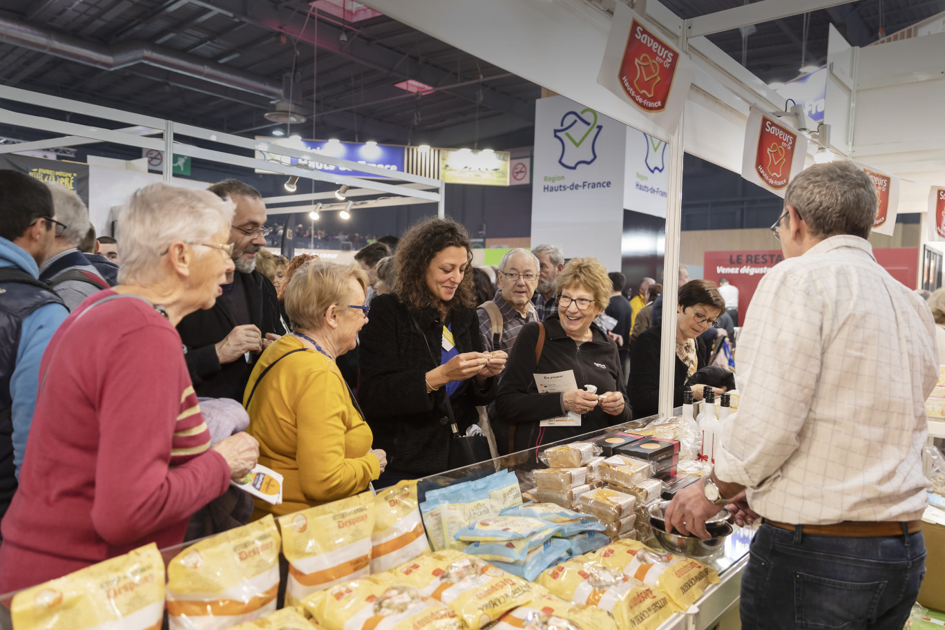 Quinze exposants - producteurs et comités de promotion - seront présents sur le stand régional. ©Michaël Lachant (photo d'archives)