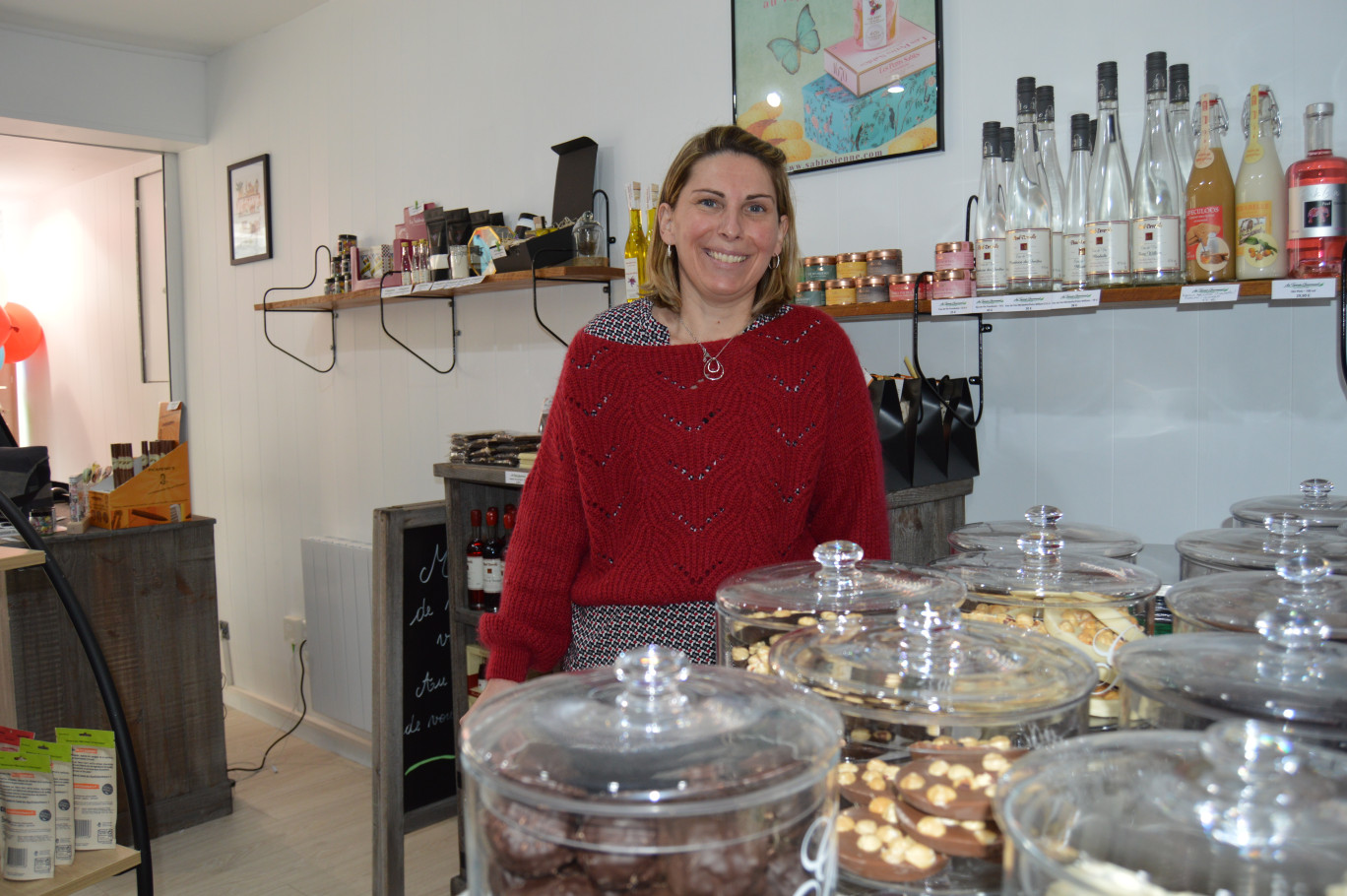 Marie-Laure Laroche a lancé Au terroir gourmand, une épicerie fine dans le centre-ville de Villers-Cotterêts.