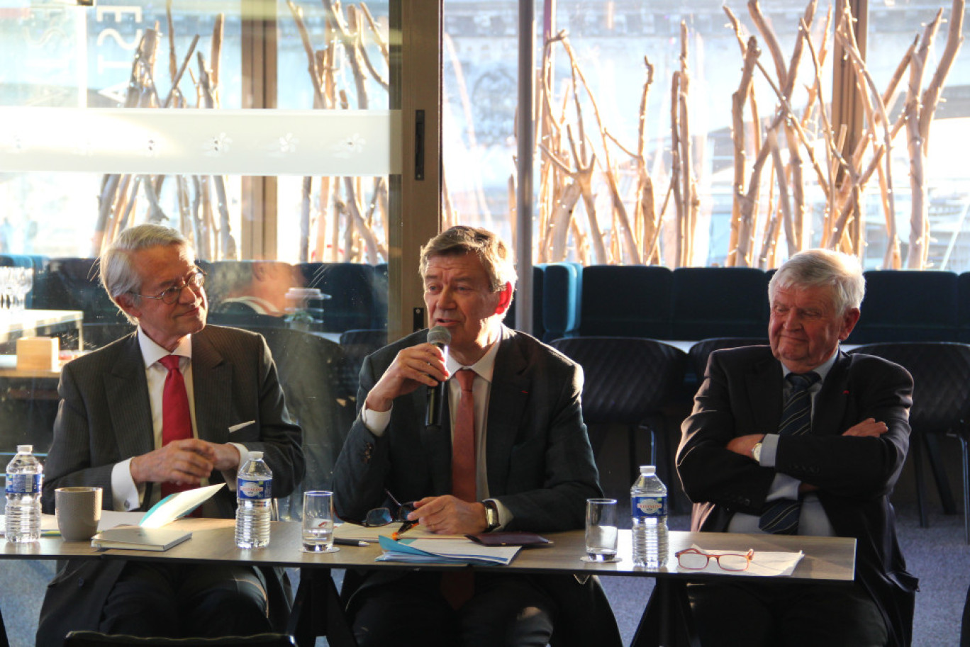 Philippe Marini, Philippe Hourdain et André Salomé. ©Aletheia Press/L.B