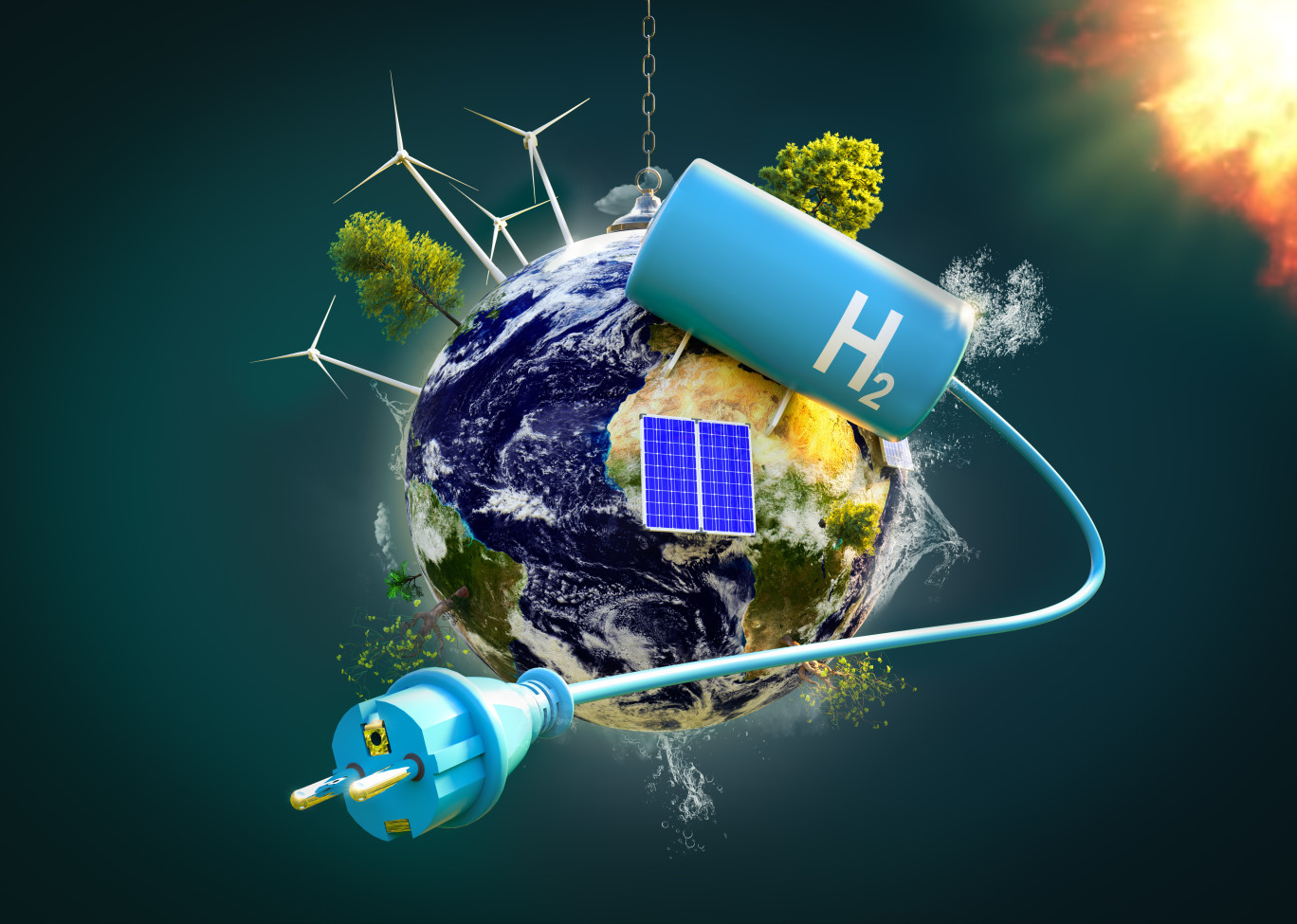 L’Europe veut encore accélérer la transition énergétique vers moins d’énergie fossile et moins de CO2. Dans ce contexte, l’hydrogène vert occupe une place croissante. (c)AdobeStock