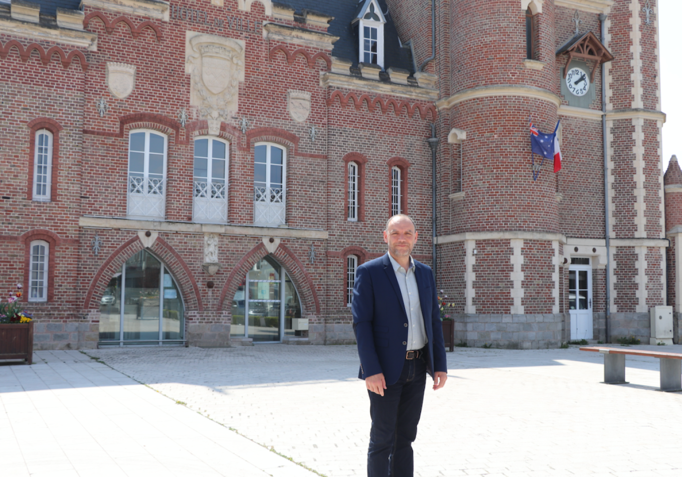 Le maire de Corbie, Ludovic Gabrel, entend végétaliser sa ville.