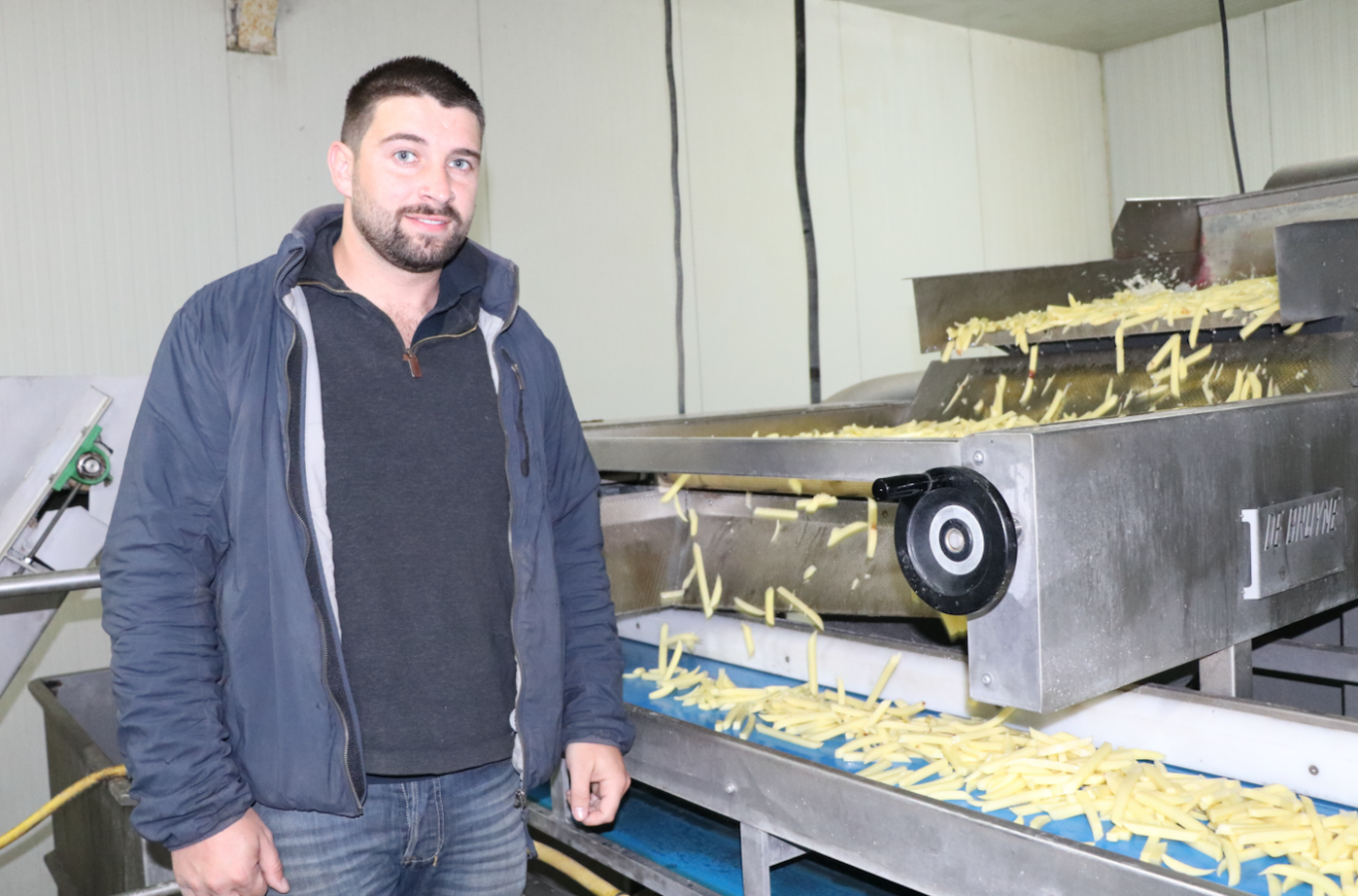 Marc-Antoine Plé a souhaité se diversifier, pour apporter une plus-value à la production de pommes de terre.