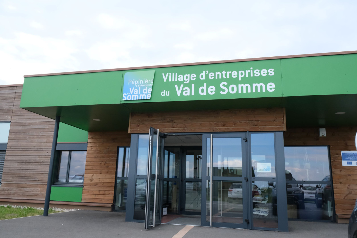 La pépinière d’entreprises du Val de Somme, créée en 2018, est quasiment totalement occupée par des entrepreneurs qui y restent quatre années maximum. @Aletheia Press/ E. Castel