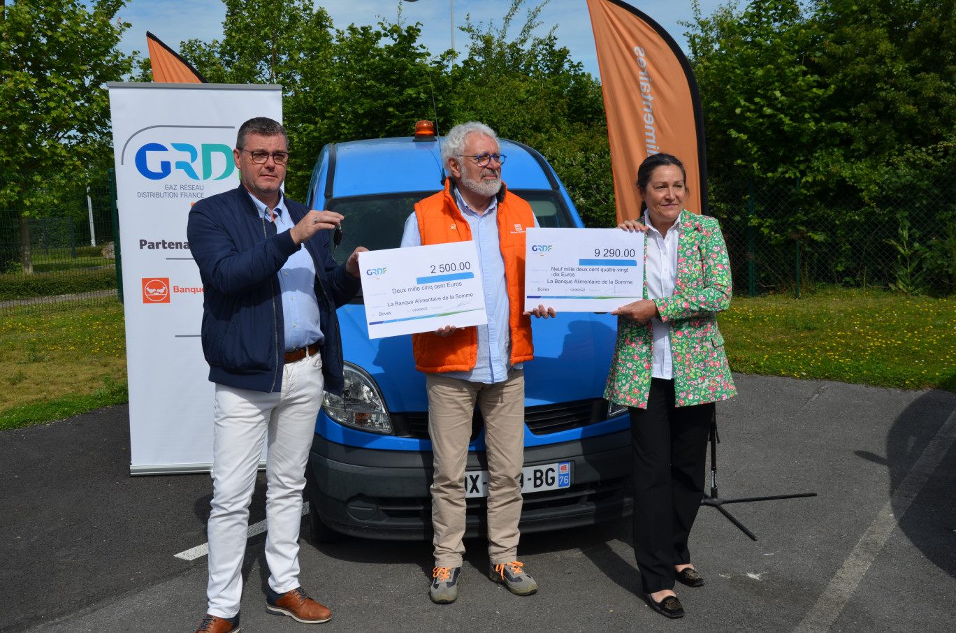 Reconduction du partenariat entre la Banque alimentaire de la Somme et GRDF