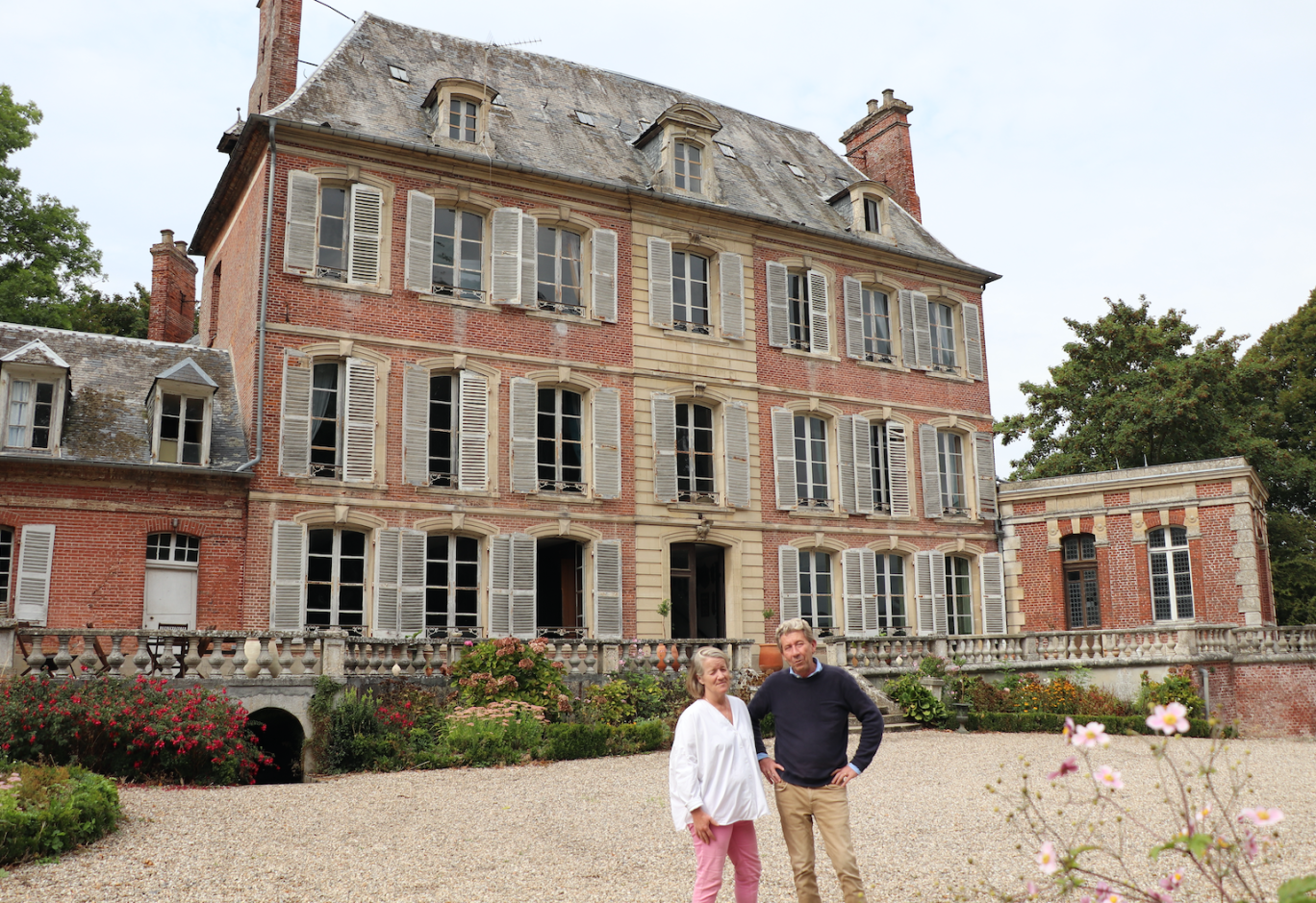 Fabienne et Vincent de Lardemelle veulent faire de leur château un lieu ouvert.