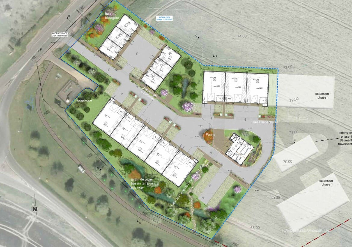 Une première entreprise s’est déjà positionnée pour le Village des entreprises en cours de construction.