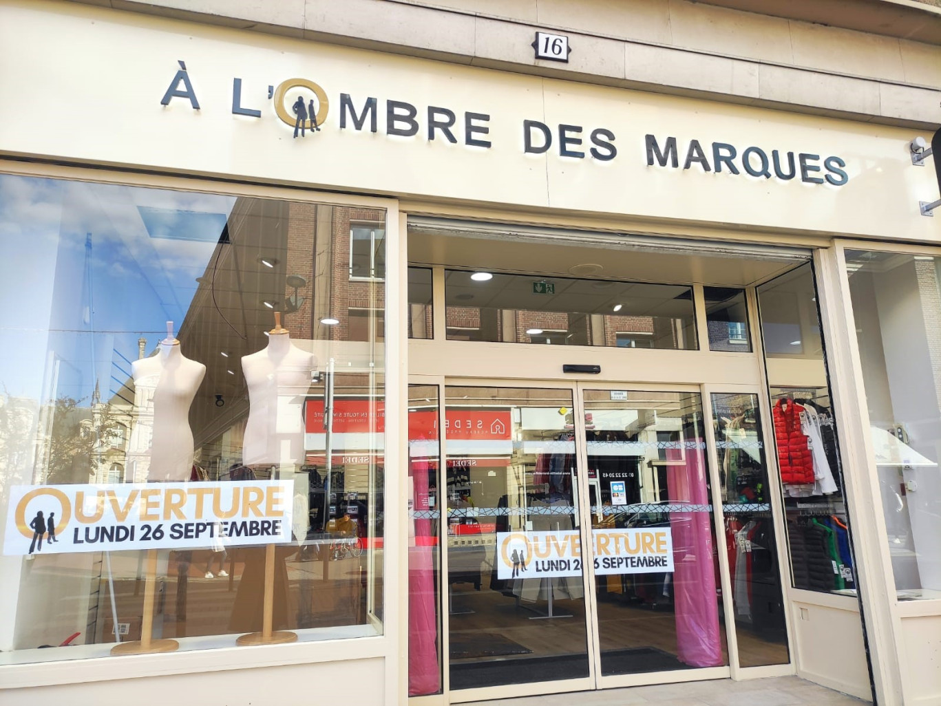 Ouverture d'une boutique À l’ombre des marques à Amiens
