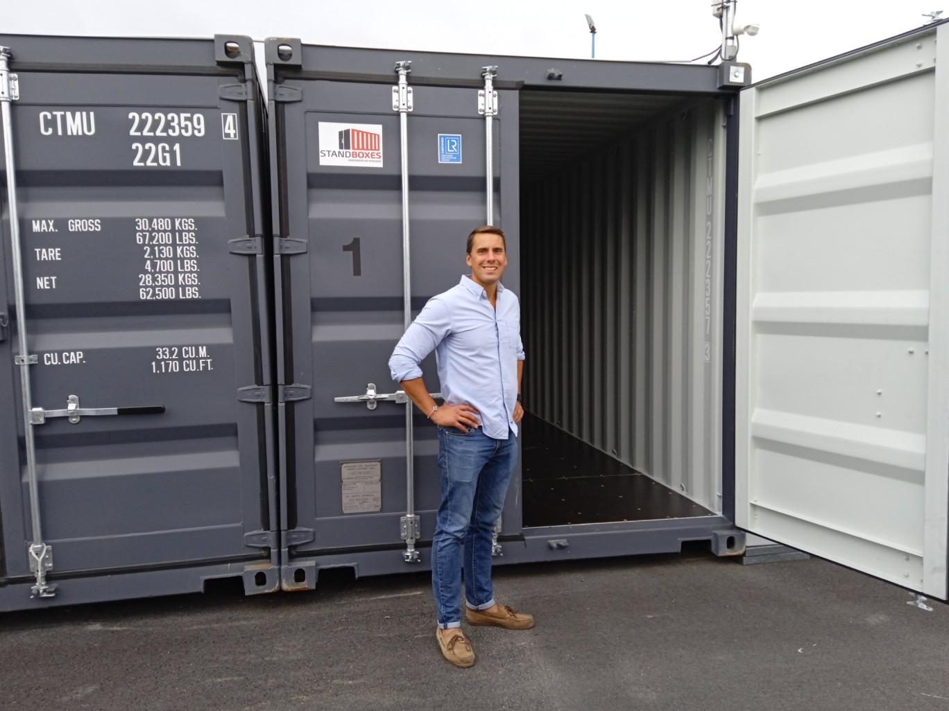 Le site de Chauny proposera à terme près de 150 boxes de stockage sur 4 600 m². 