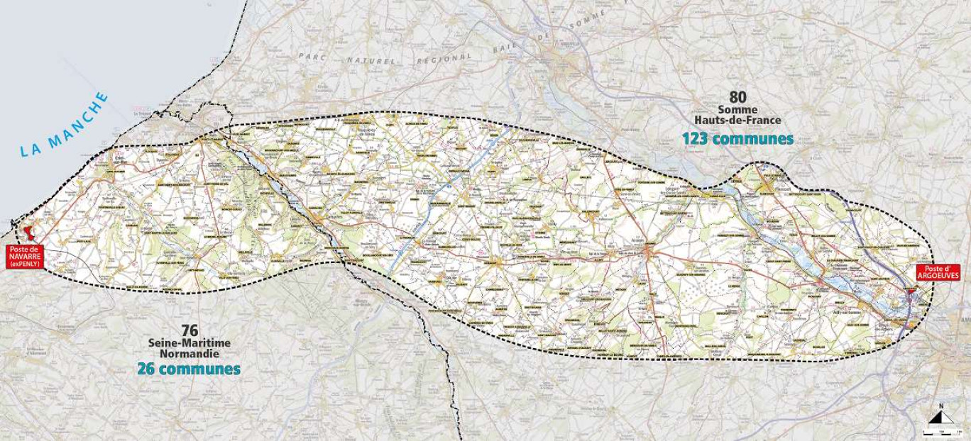 Réunion de concertation autour du projet de ligne électrique aérienne entre Argœuvres et Petit-Caux