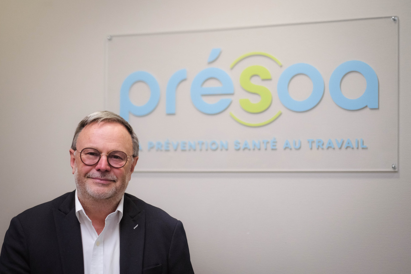 Luc Baijot, président de Présoa, veut optimiser et renforcer davantage la prévention des risques professionnels pour les 150 000 salariés de l'Oise et de l'Aisne. (c)Présoa