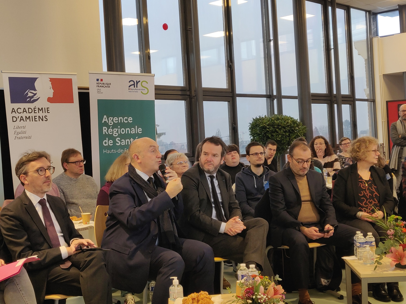 Le préfet Étienne Stoskopf, Stéphane Haussoulier, Raphaël Muller et Gilles Neuviale. ©Aletheia Press/ D.La Phung