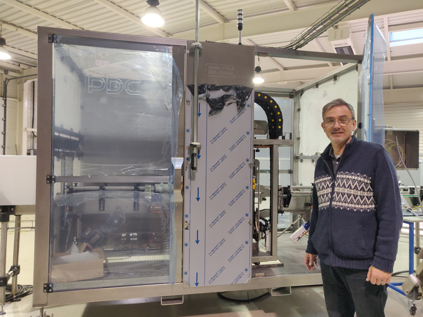 Derek Vandevoorde dans l’atelier de Montdidier. ©Aletheia Press/ DLP