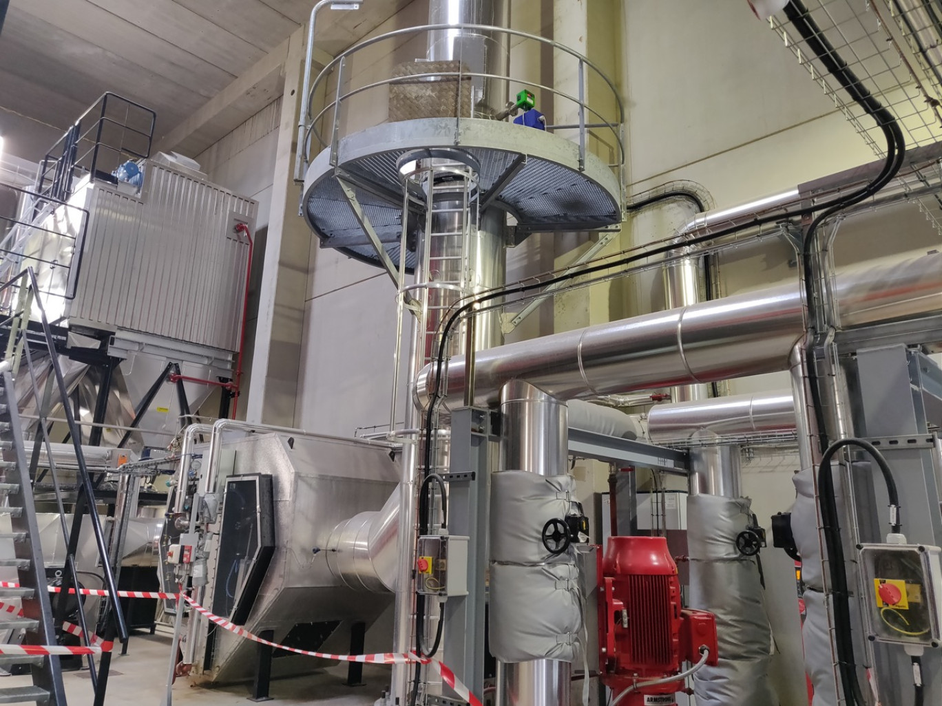 Une seconde chaudière biomasse a été mise en service sur le site d’Amiens Energies. ©Aletheia Press/ D.La Phung