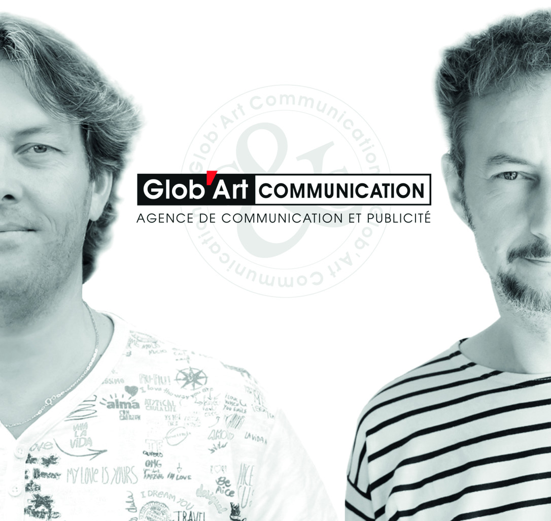 (de g. à dr.) Le dirigeant Didier Dugand  et Rémy Salaün, développeur Web. (c) Glob’Art Communication