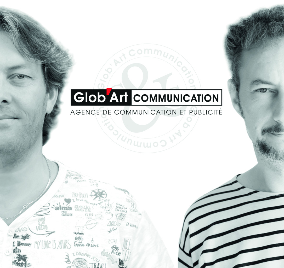 (de g. à dr.) Le dirigeant Didier Dugand et Rémy Salaün, développeur Web. (c) Glob’Art Communication