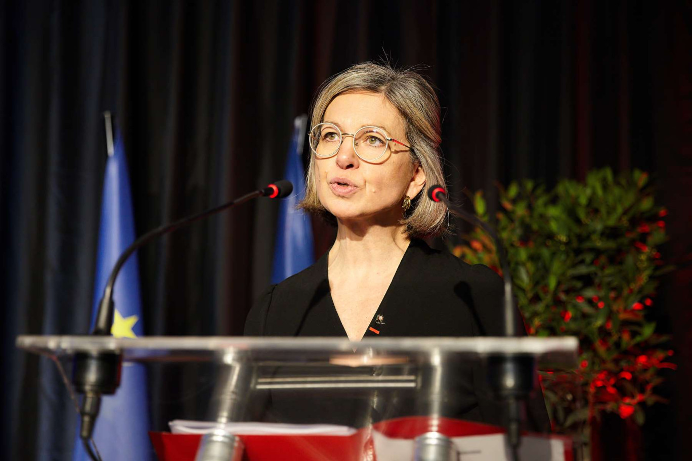 Bénédicte Thiébaut, présidente de l'AMF 80 espère le retour des jours heureux pour les maires. (c)Lena Heleta