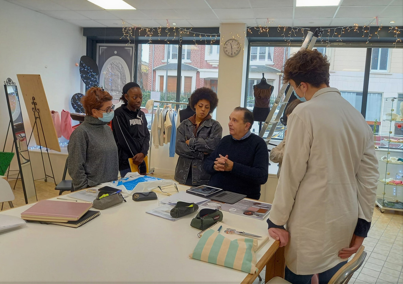À Ham, l’Atelier coopératif de couture de Jean-Luc François a accompagné neuf projets. ©Atelier coopératif JLF