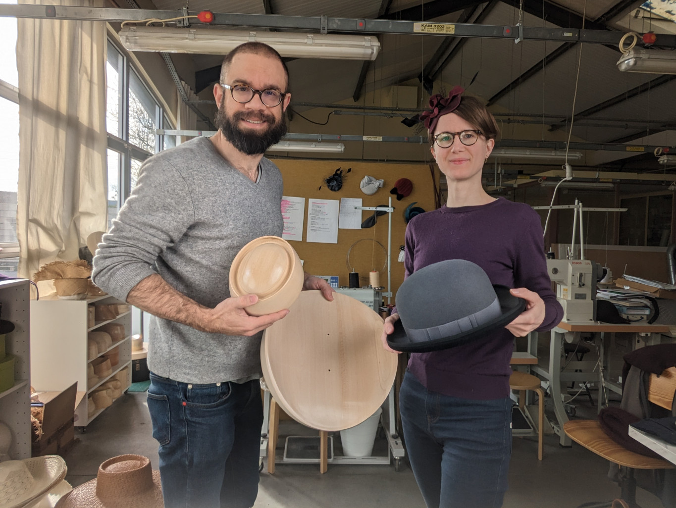 Mathieu Henra et Lucille Bac co-gérants de La Mercerie de l'Atelier. ©L'Autre Instant