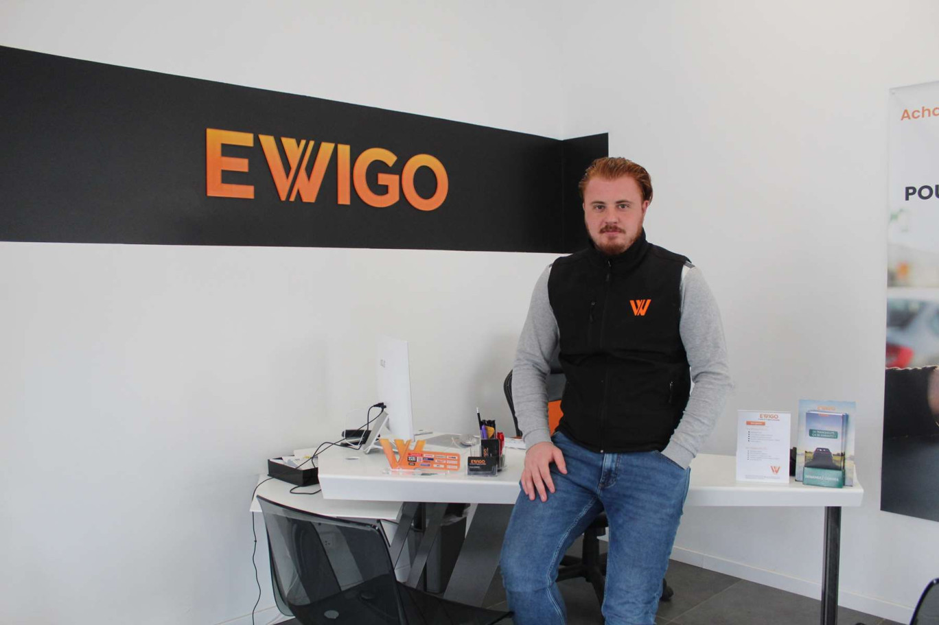 Florian Courault, co-franchisé Ewigo à Laon, projette d’ouvrir un second point de vente cet été à Saint-Quentin.