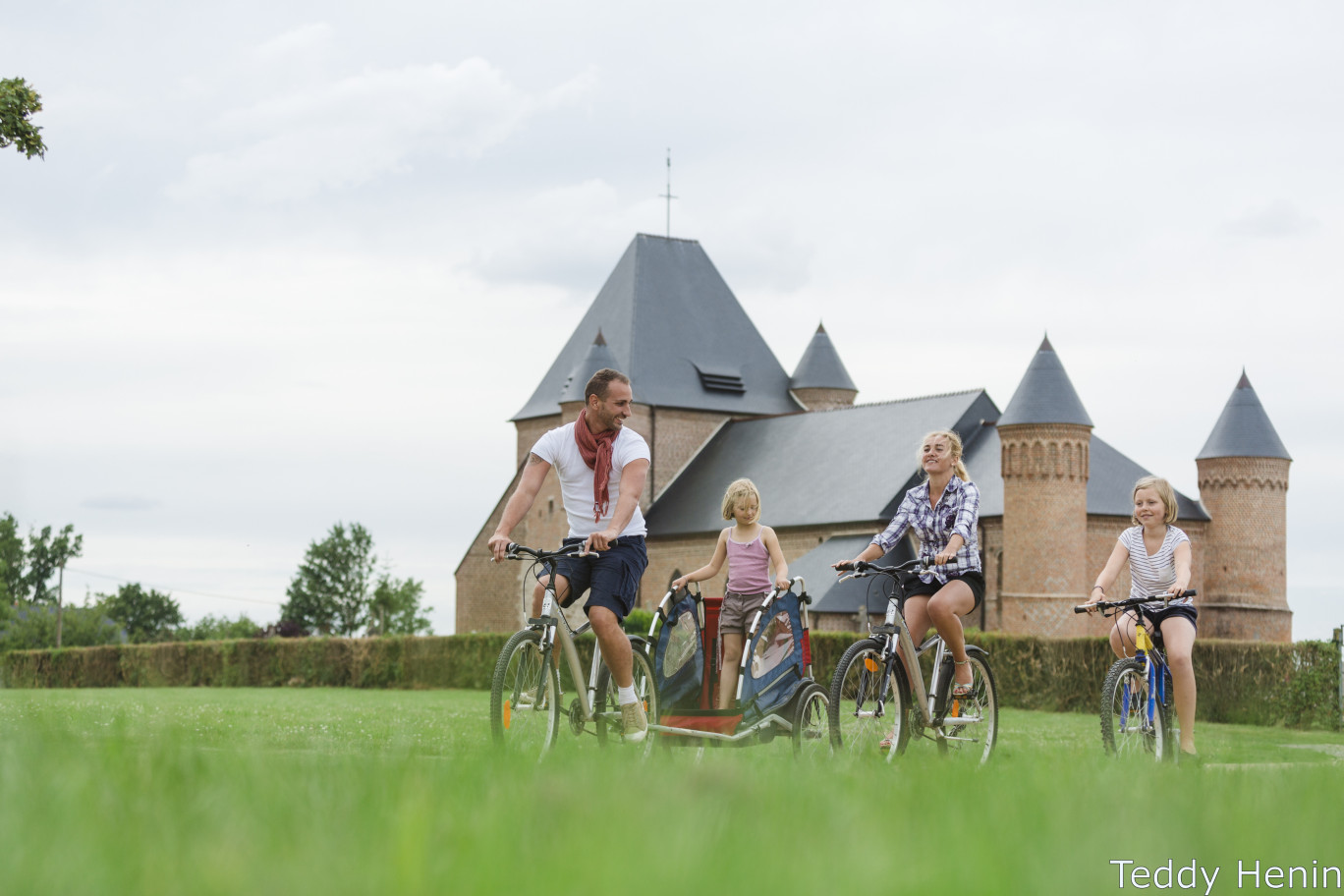 L’Eurovélo 3 traverse le département de l’Aisne sur 110 kilomètres au départ d’Hirson pour rejoindre Noyon. ©Teddy Henin