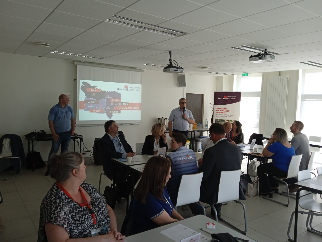 Vincent Louchez, directeur Dynabuy pour la région Picardie, s’est félicité du panel d’activités représenté lors de la réunion à Chauny.