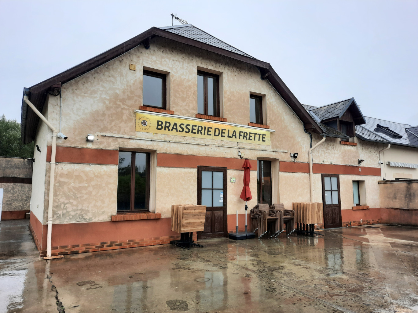 La brasserie de la Frette a ouvert le 12 août dernier. ©Aletheia Press/ L.Péron