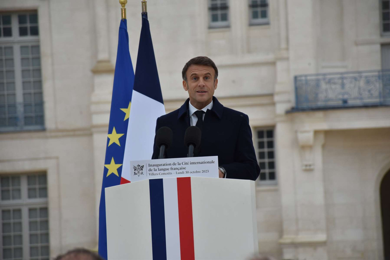 Emmanuel Macron a inauguré la Cité internationale de la langue française, un projet qu'il a initié dès 2017.
