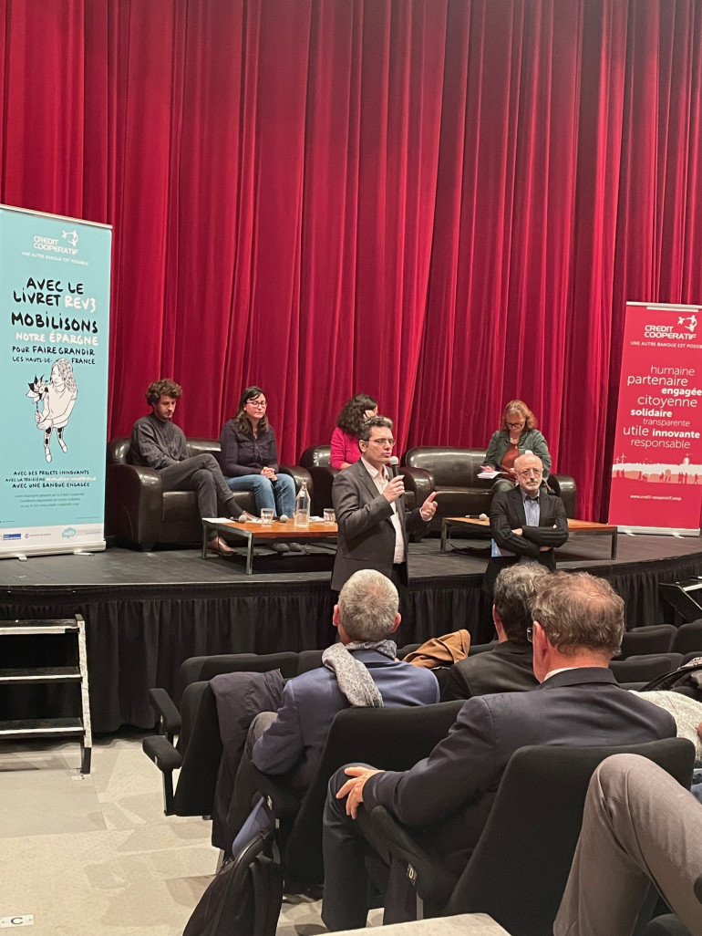 Fin novembre, à la Maison de la culture d'Amiens, avait lieu une table ronde sur le défi de la transition écologique pour les acteurs de la culture proposée par le Crédit coopératif.