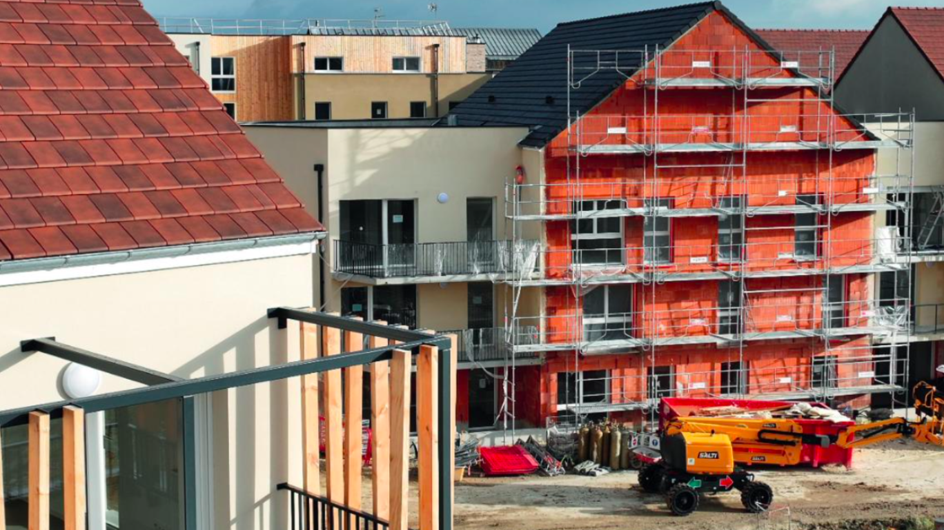 Trente logements intergénérationnels et 44 logements locatifs collectifs vont voir le jour dans l’écoquartier. ©Agglomération du Saint-Quentinois