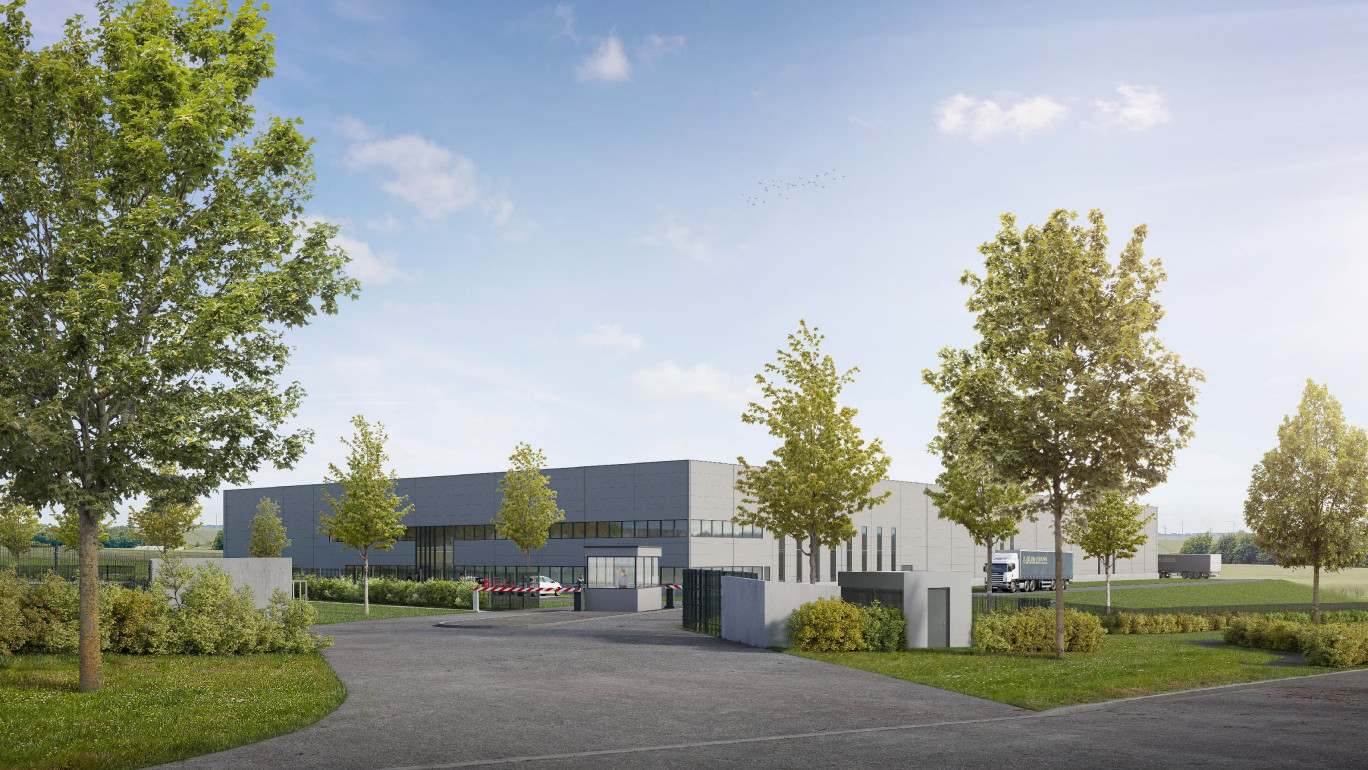 À Saint-Quentin, Aunde France fait construire une usine de plus de 10 000 m². ©Aunde France