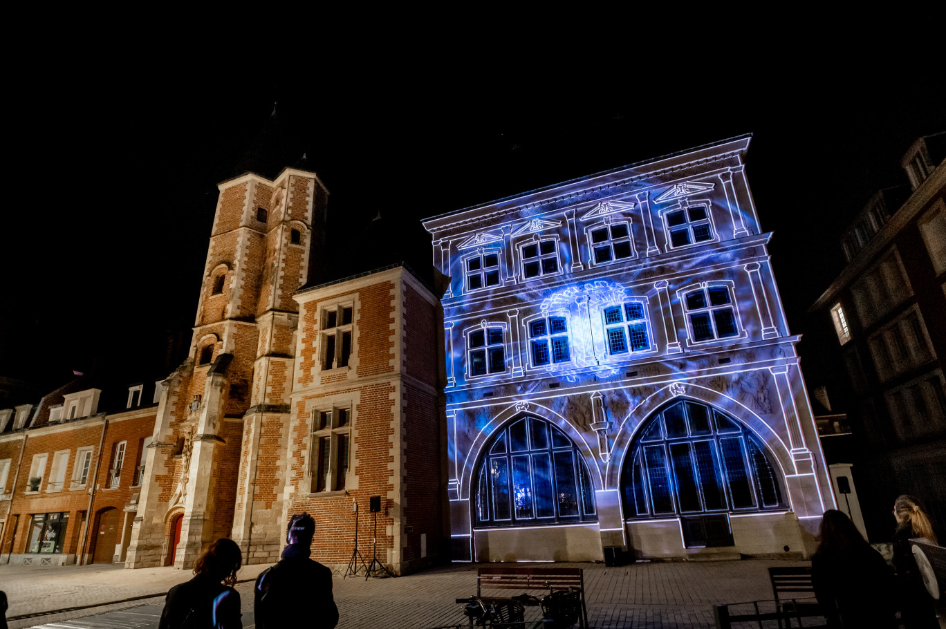 La clôture du Video mapping festival se déroulera à Amiens, les 18 et 19 octobre 2024. (© Rencontres Audiovisuelles)