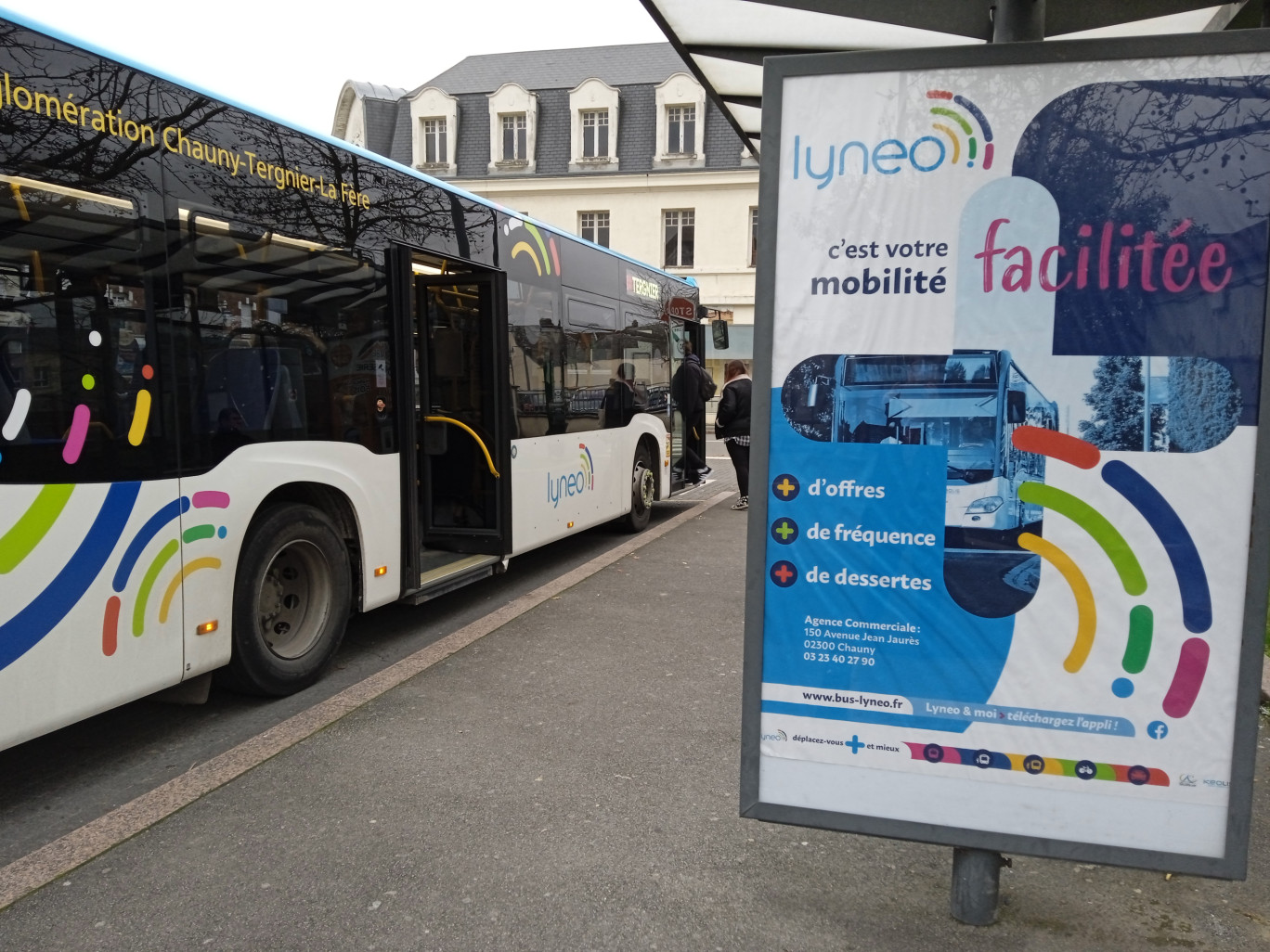 Depuis un mois, Lyneo remplace les TACT (Transports de l’agglomération Chauny-Tergnier) lancés en décembre 2011.